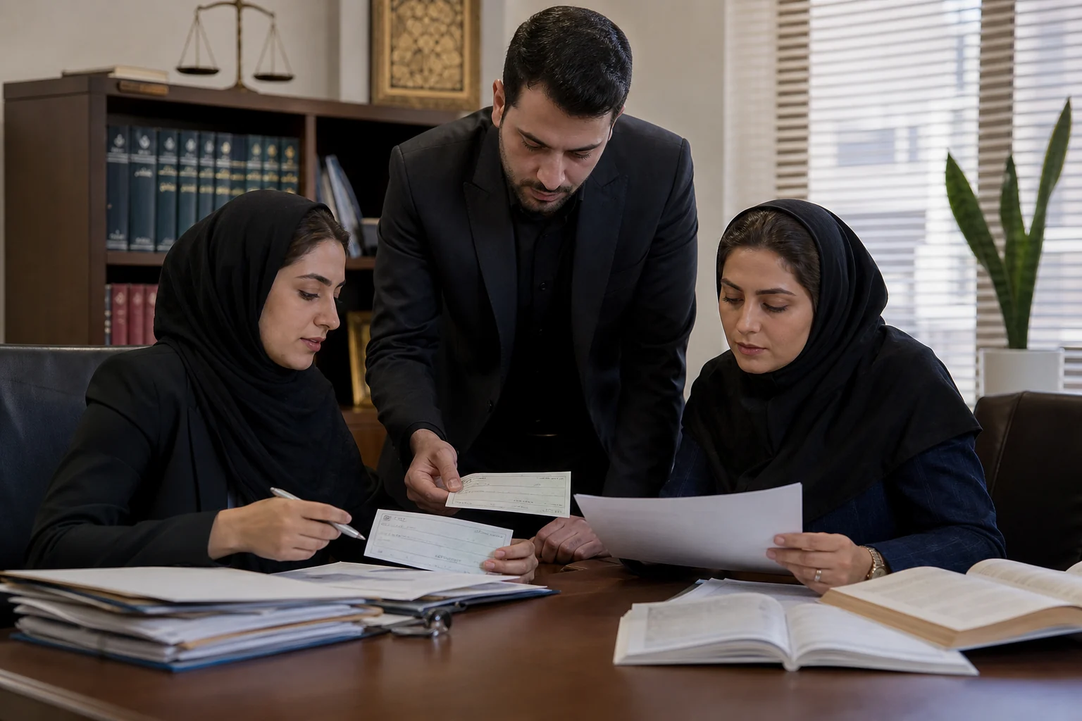 Documents and evidence relating to a dishonoured cheque