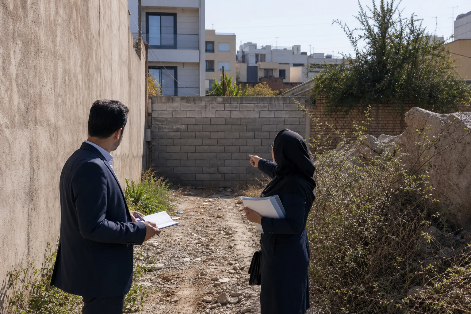 removal of unlawful occupation, interference, or obstruction of property rights in Iran