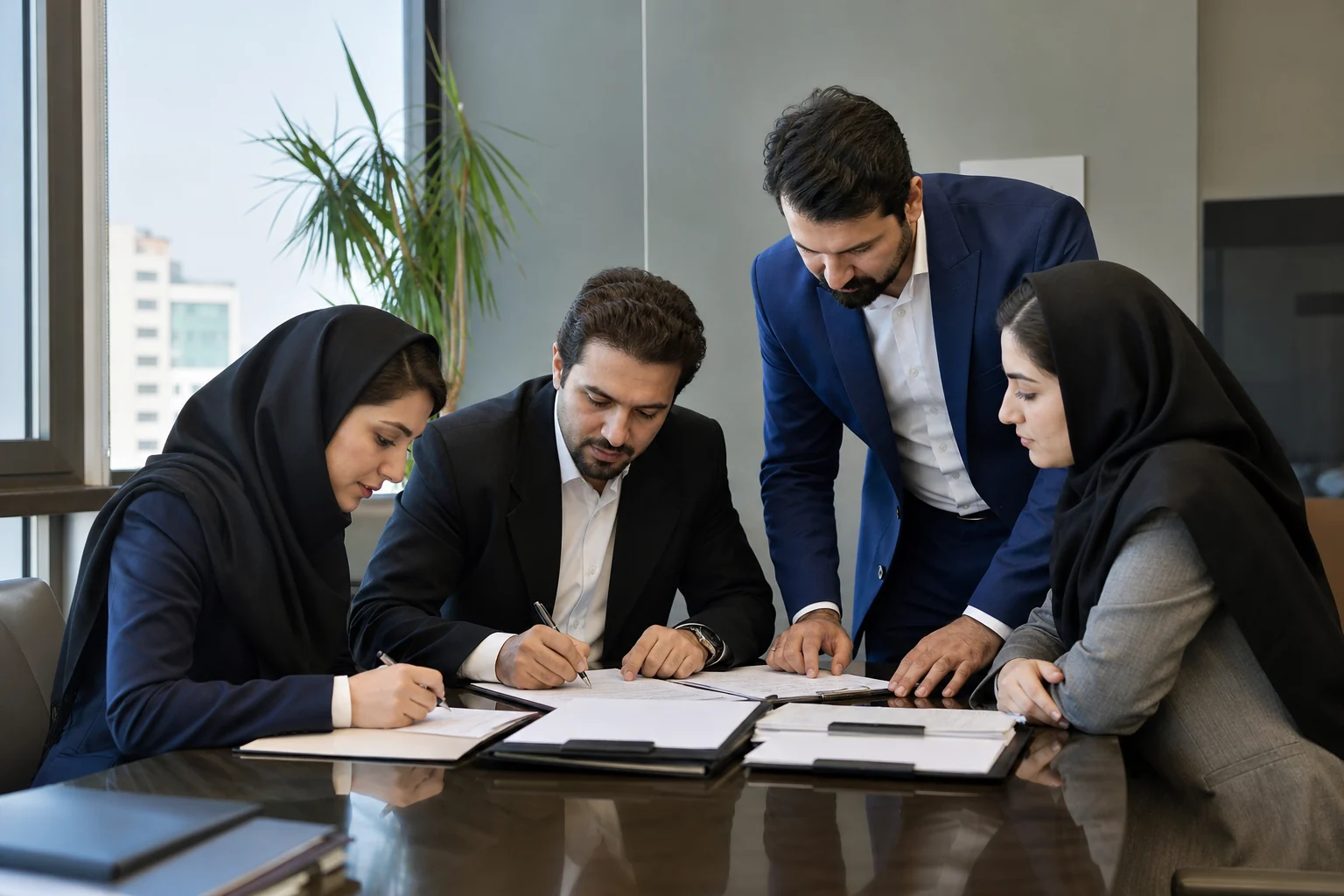 Legal documents and decisions related to company formation and choice of entity under Iranian law